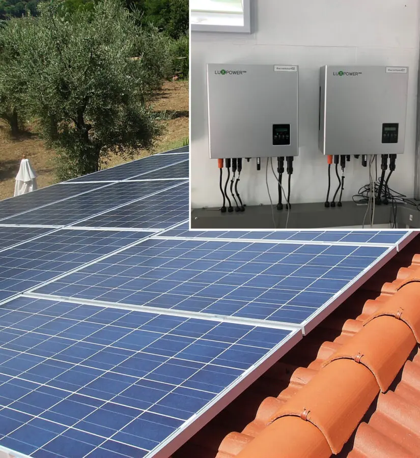 Báo giá trọn bộ Điện mặt trời Hòa lưới bám tải 10kW - Bảo hành 5 năm Chính hãng 14 Cấu tạo cơ bản của một hệ thống điện mặt trời áp mái