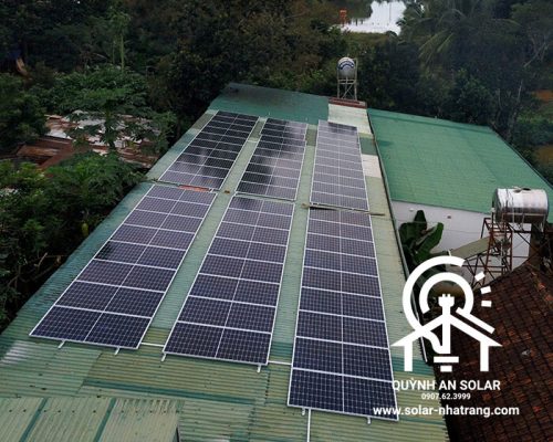 điện mặt trời hòa lưới 25KW tại Nha Trang