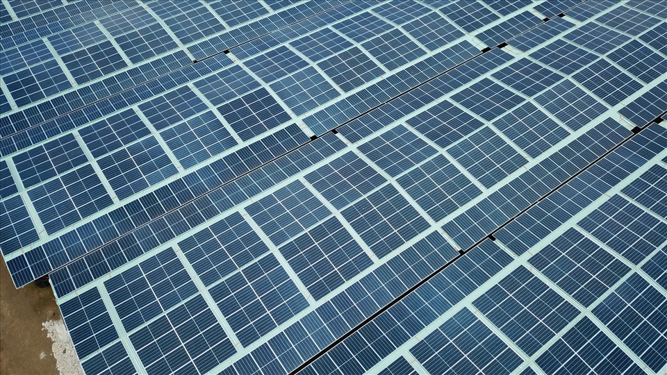 Hệ thống điện mặt trời mái nhà trên dự án trang trại nông nghiệp ở Gia Lai có nhiều vi phạm. Ảnh T.T