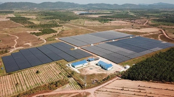 Một dự án điện mặt trời quy mô lớn ở Đắk Lắk. Ảnh minh họa: B.T