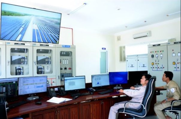 &bull; Hinh anh He thong giam sat SCADA Nha may dien mat troi Cu Jut