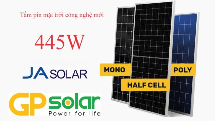 Sự thật về tấm pin năng lượng mặt trời công suất 445 – 450 w hiện nay 8 • ja solar 445w 1024x575 1