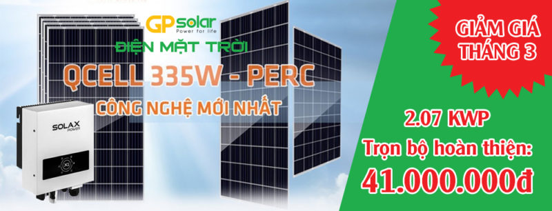 &bull; khuyen mai he thong dien gpsolar