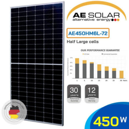 • pin mat troi ae solar 450w