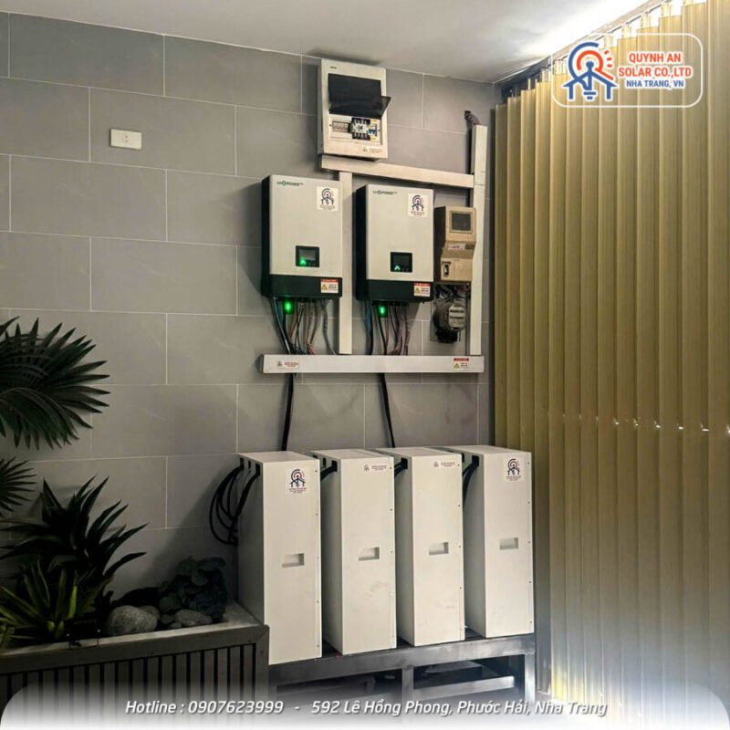 5 lợi ích của hệ thống pin lưu trữ điện mặt trời tại Nha Trang