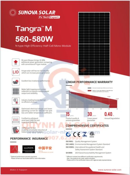 • Datasheet Sunova Solar trang 1 watermark
