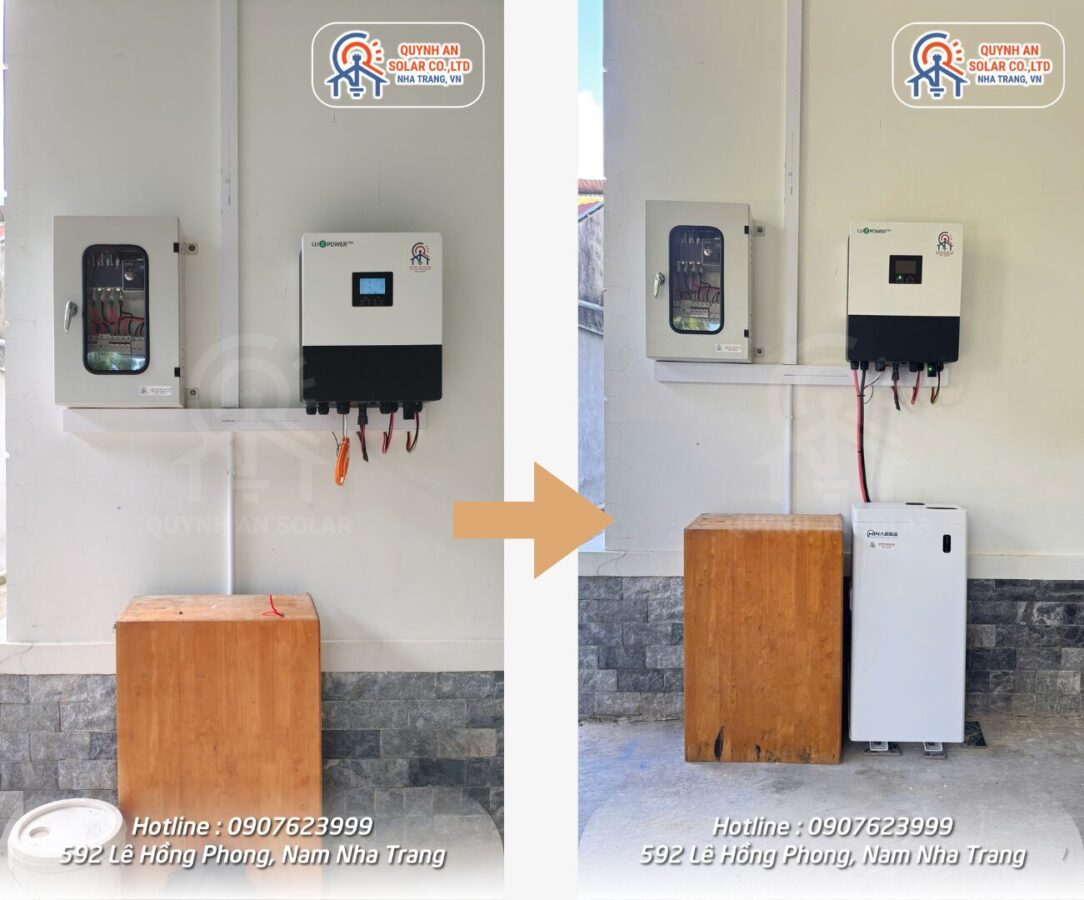 Hệ Hòa Lưới Bám Tải Tích Hợp Pin Lưu Trữ Được Ngay Lập Tức