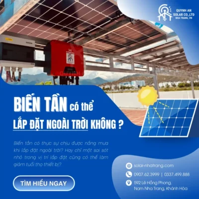 Biến tần lắp đặt ngoài trời
