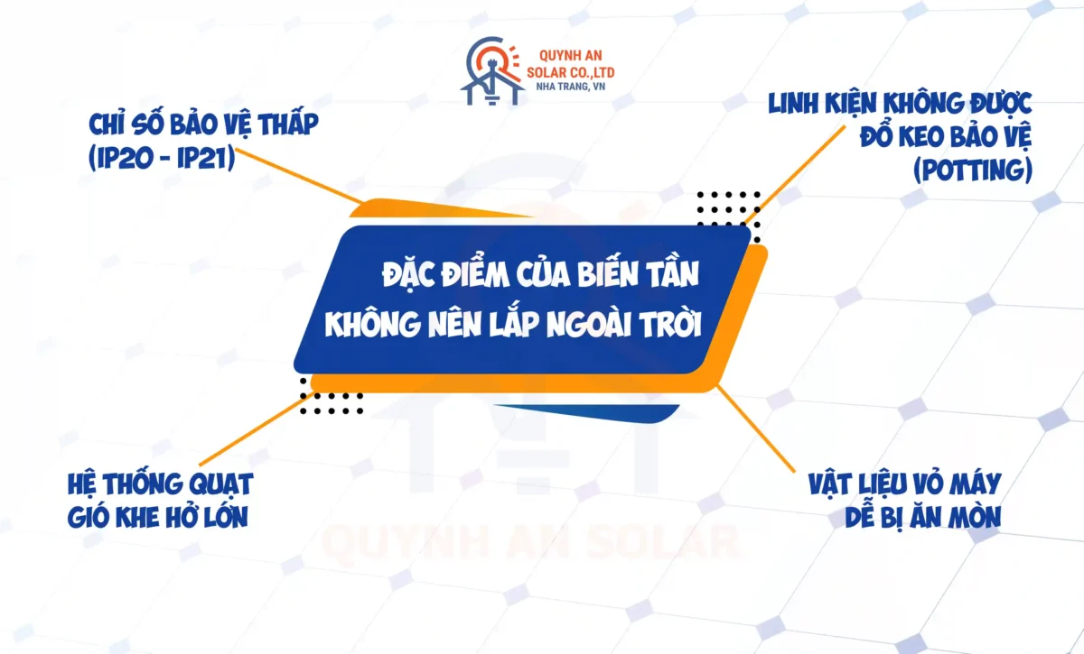 Đặc điểm của biến tần không nên lắp ngoài trời